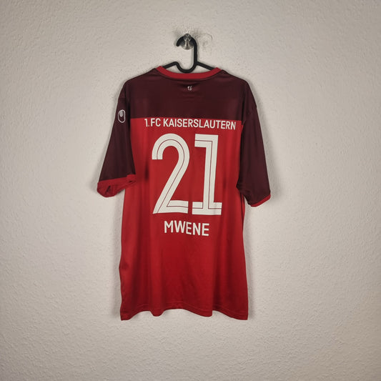 Trikot - 1. FC Kaiserslautern - Phillipp Mwene - 2016/2017 - XXL - Heim