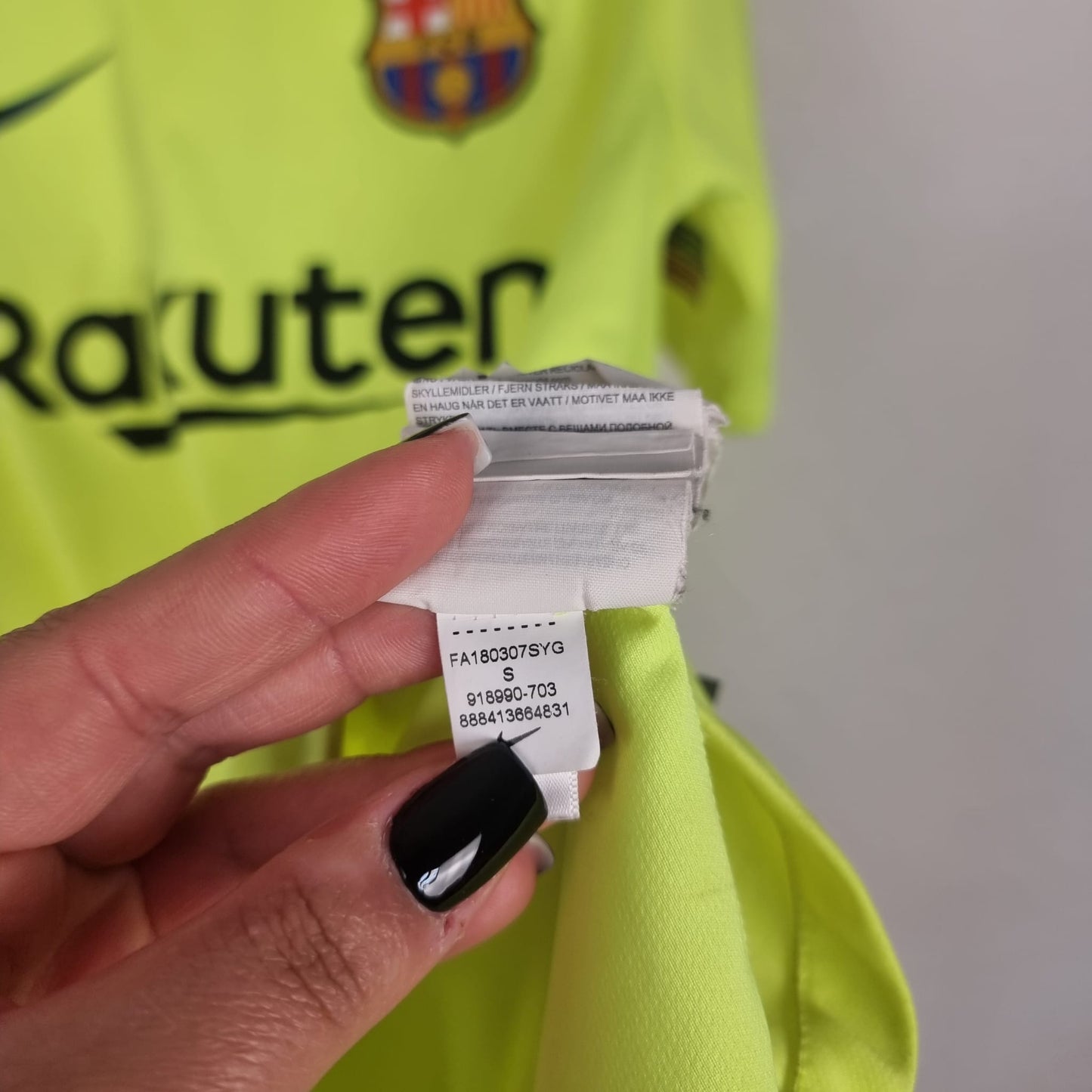 Trikot - FC Barcelona - 2018/2019 - S - Auswärts
