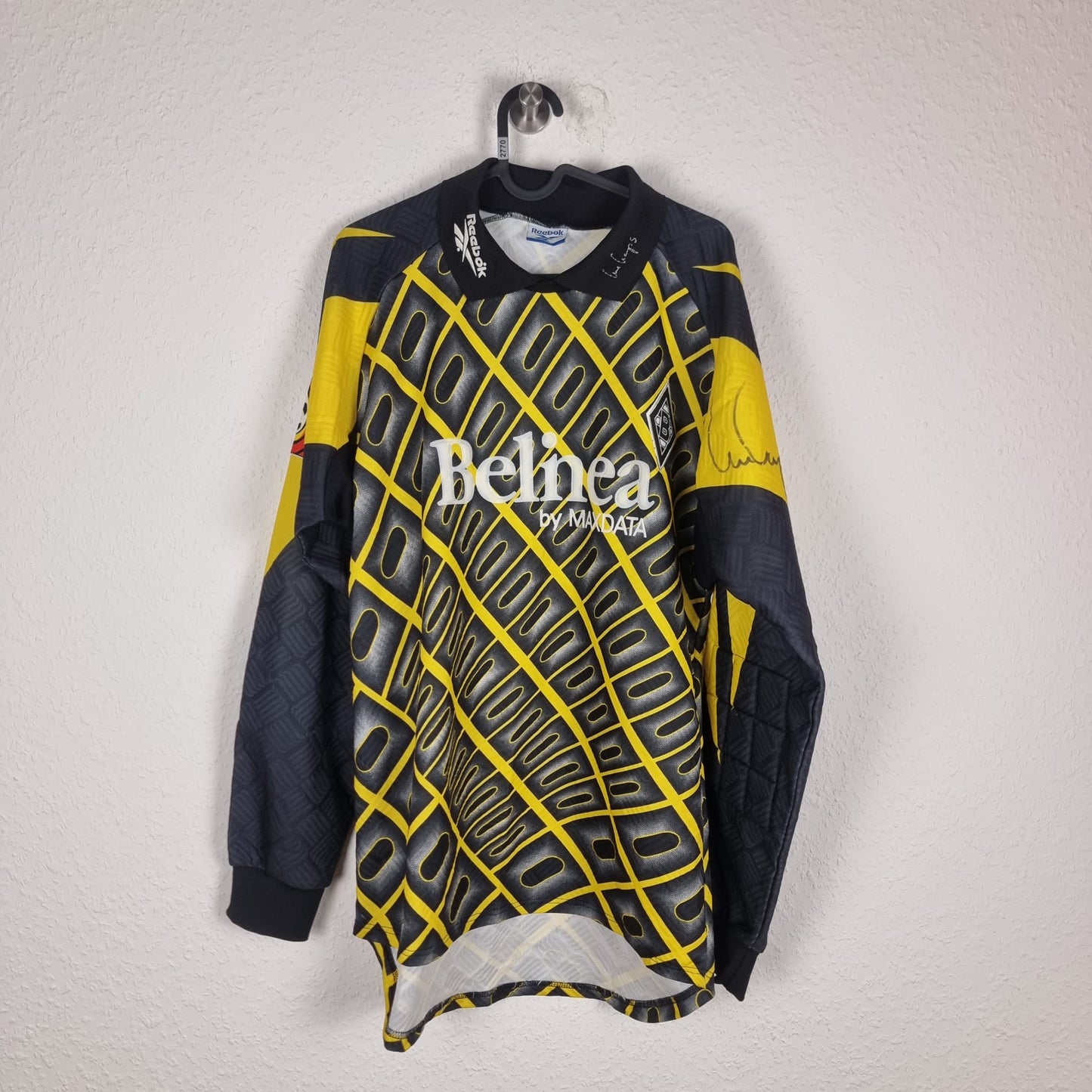 Goalkeeper Jersey - Borussia Mönchengladbach - Uwe Kamps - 1998/1999 - M - Home - Signed