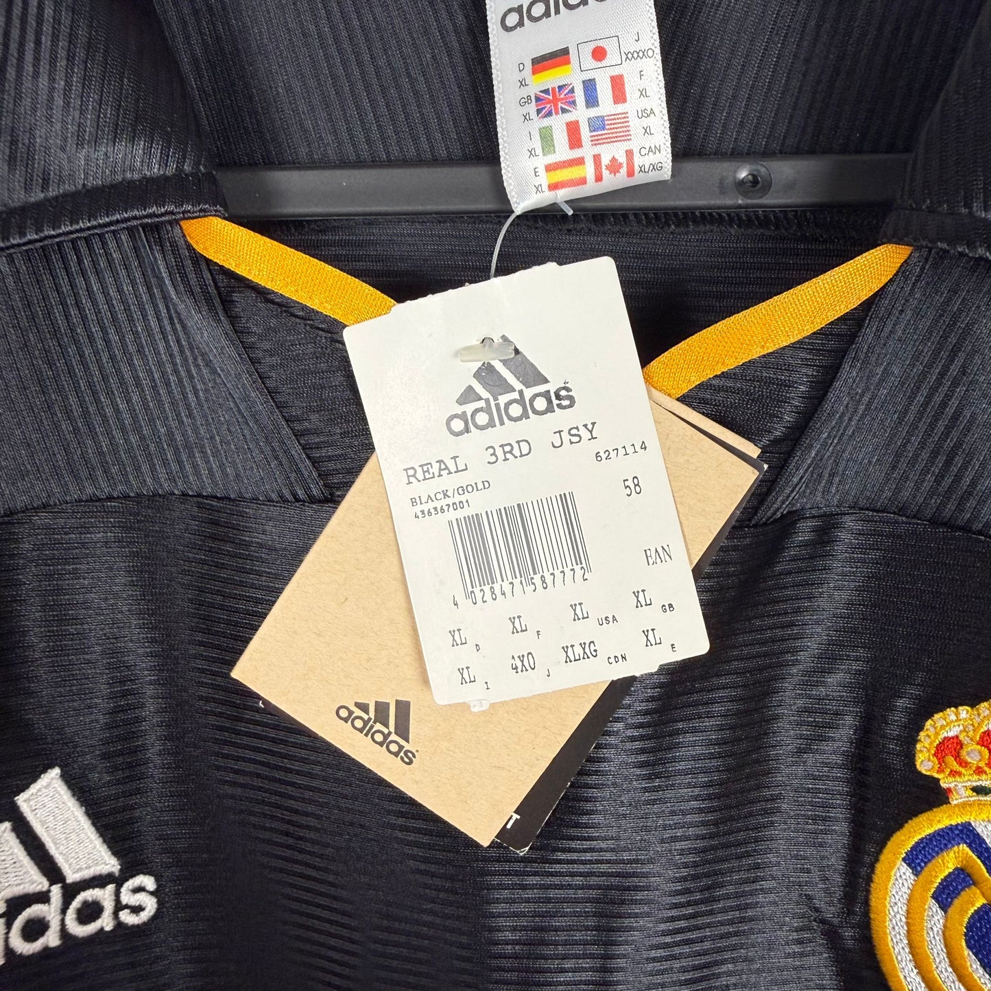 Trikot - Real Madrid - Christian Karembeu - 1999/2000 - XL - Auswärts - Neu