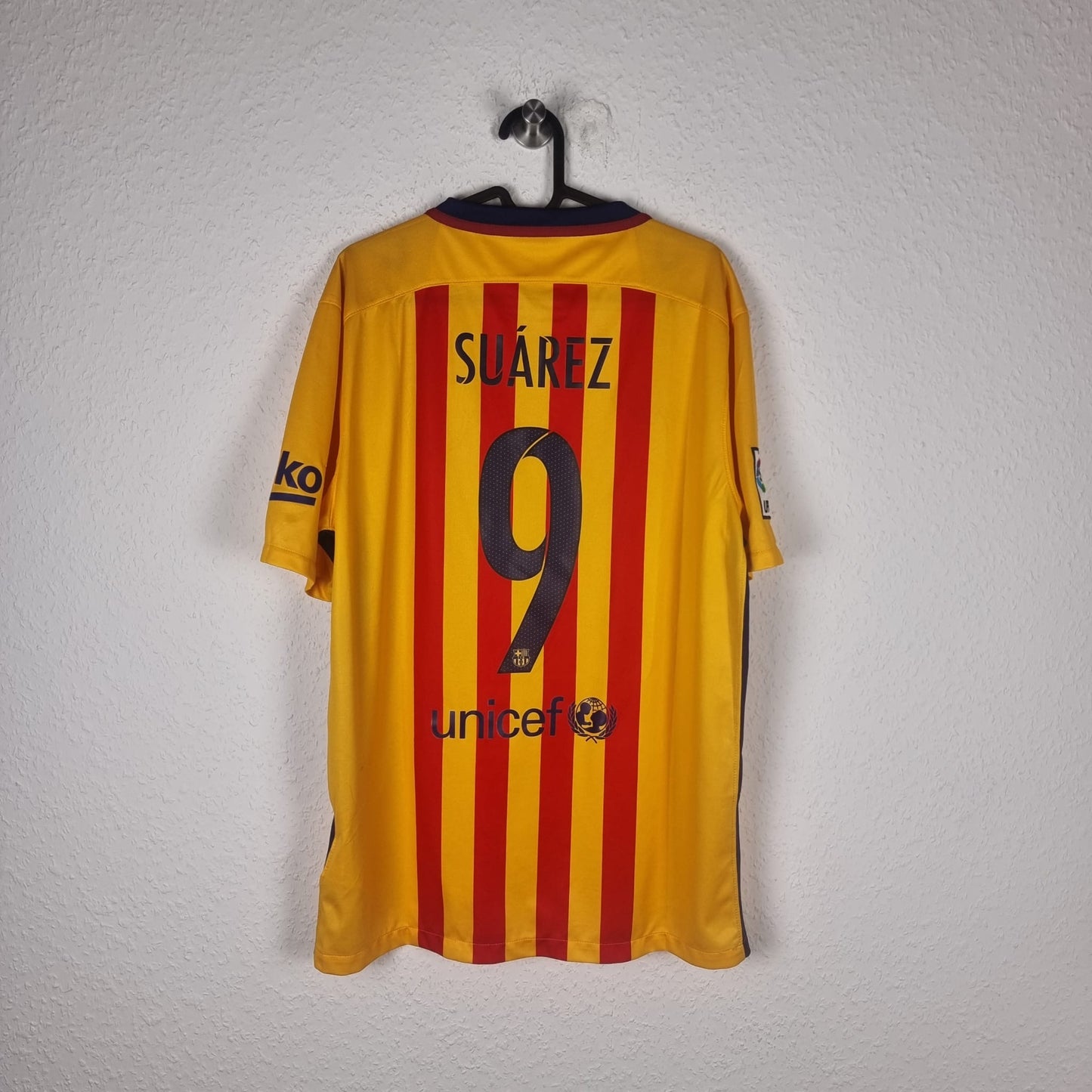 Trikot - FC Barcelona - Luis Suárez - 2015/2016 - L - Auswärts