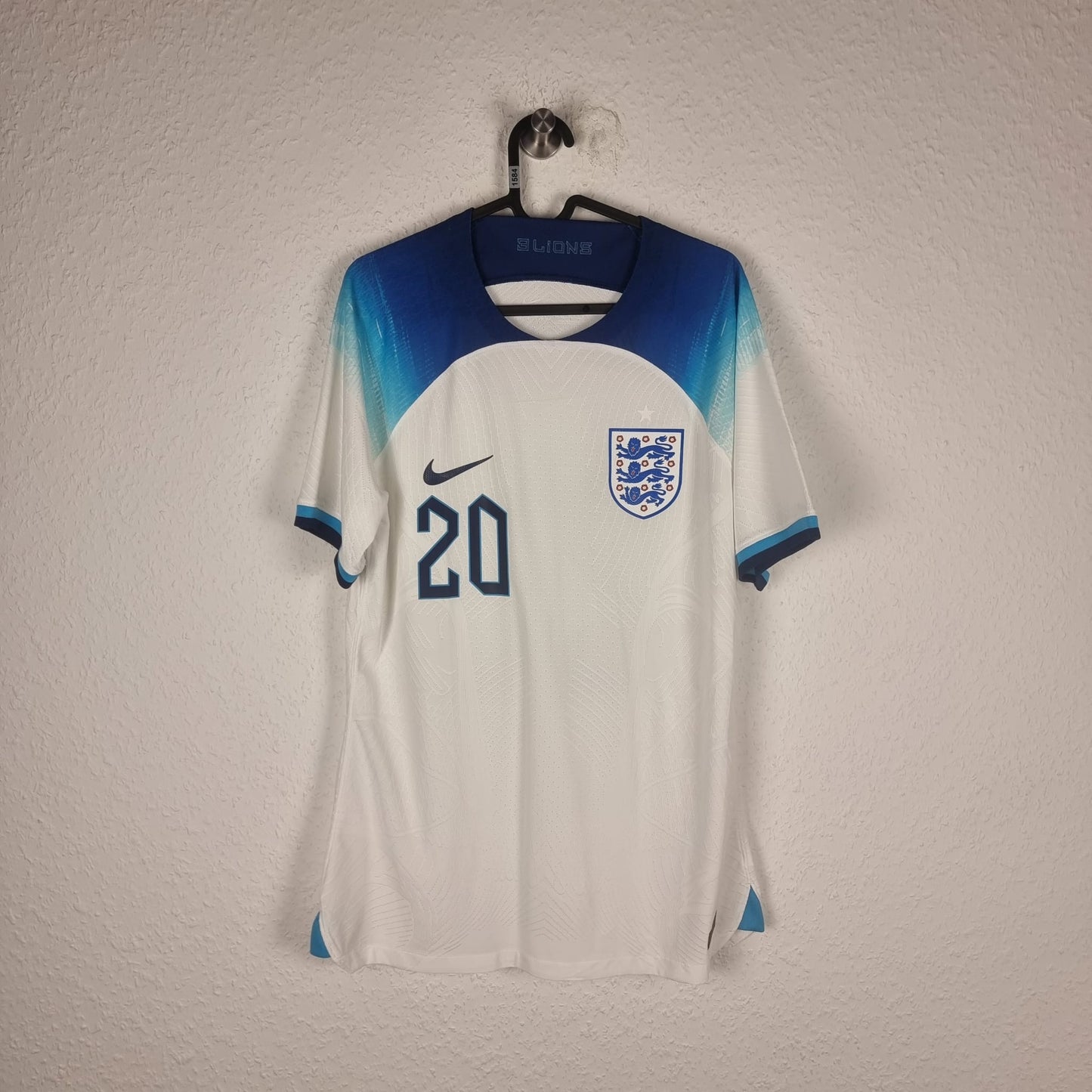 Jersey - England - Phil Foden - 2022 - L - Home - Player Issue