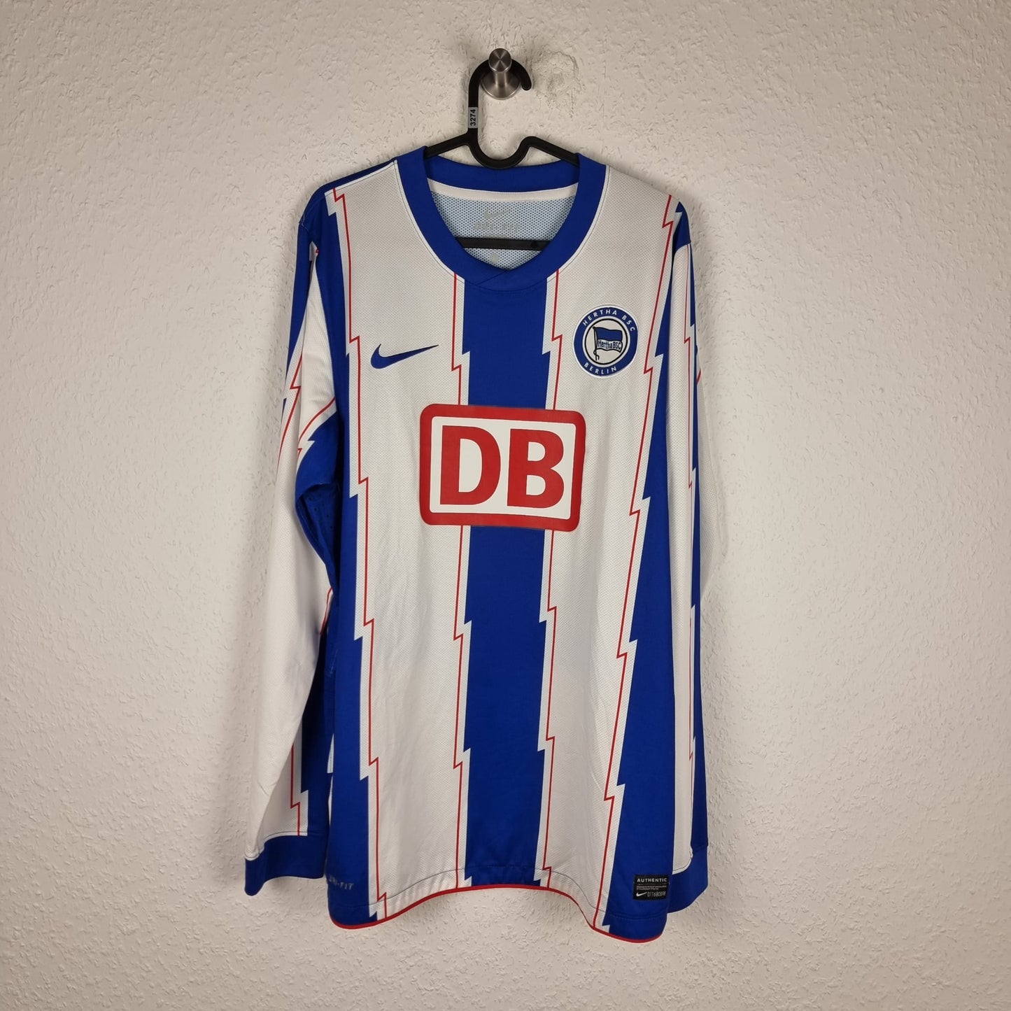 Trikot - Hertha BSC - Peter Niemeyer - 2010/2011 - L - Heim - Matchworn