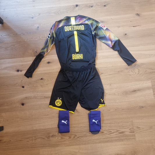 Torwarttrikot mit Hose und Stutzen - Borussia Dortmund - Roman Bürki - 2019/2020 - L - Heim