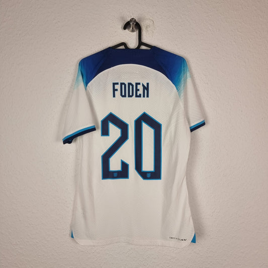 Trikot - England - Phil Foden - 2022 - M - Heim - Player Issue