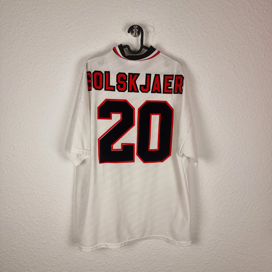 Trikot - Manchester United (ManU) - Ole Gunnar Solskjær - 1996/1997 - XXL - Auswärts