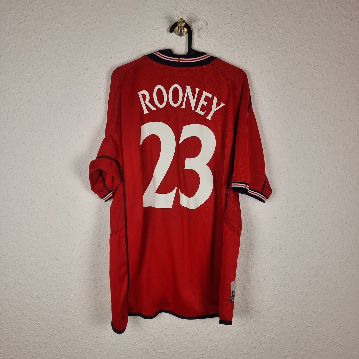 Trikot - England - Wayne Rooney - 2002 - XL - Auswärts