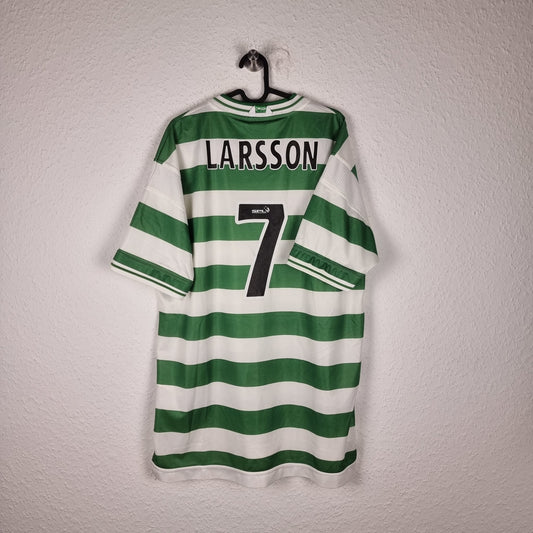 Trikot - Celtic Glasgow - Henrik Larsson - 1999/2000 - XL - Heim
