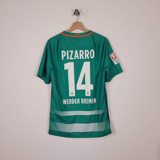 Trikot - Werder Bremen - Claudio Pizarro - 2016/17 - M - Heim