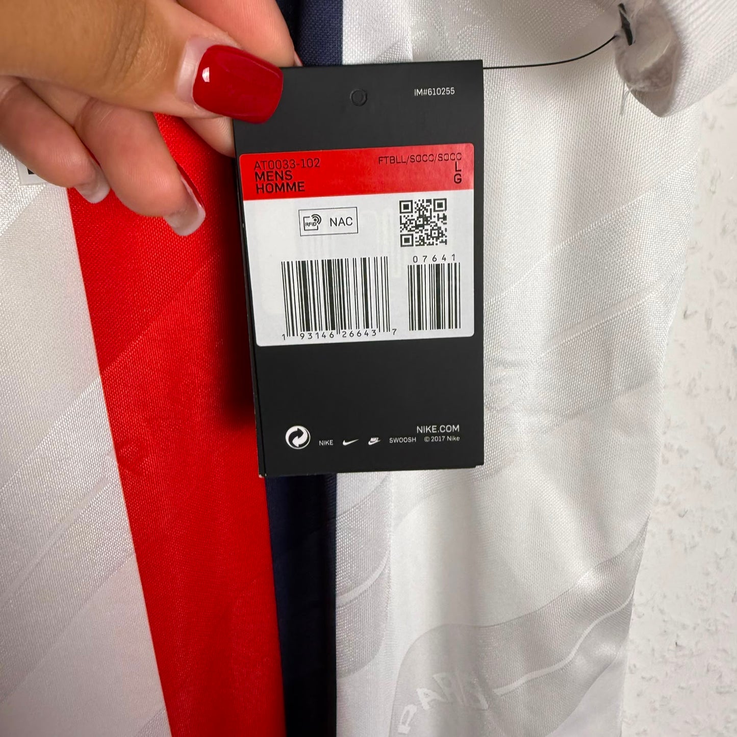 Trikot - Paris Saint-Germain - 2019/2020 - L - Drittes - Neu