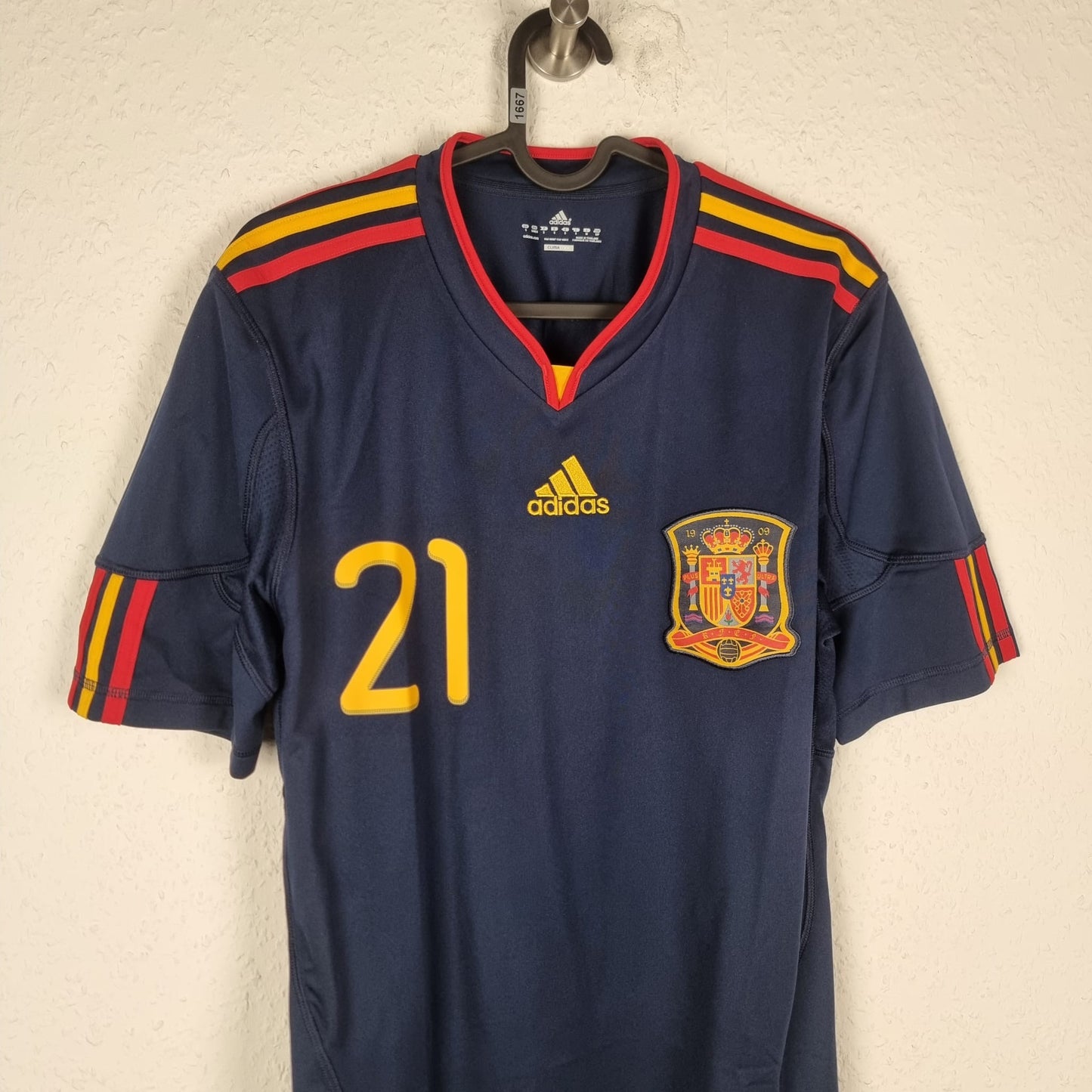 Jersey - Spain - David Silva - 2010/2011 - S - Away