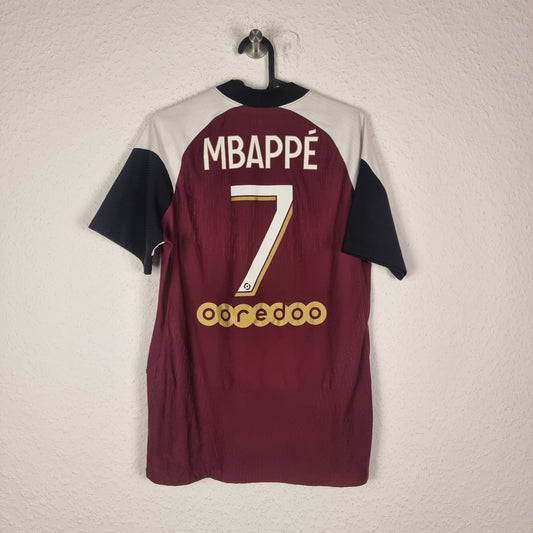 Trikot - Paris Saint-Germain (PSG) - Kylian Mbappé - 2020/2021 - S - Drittes