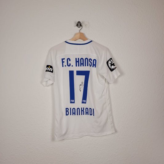 Trikot - FC Hansa Rostock - Merveille Biankadi - 2018/2019 - M - Auswärts