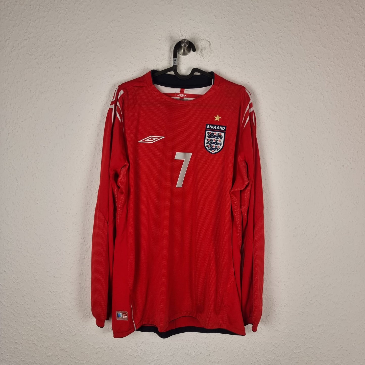 Trikot - England - David Beckham - 2004 - L - Auswärts