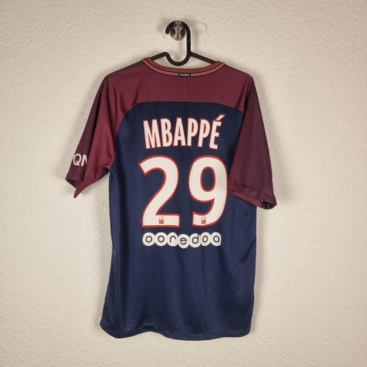 Trikot - Paris Saint-Germain (PSG) - Kylian Mbappé - 2017/2018 - M - Heim