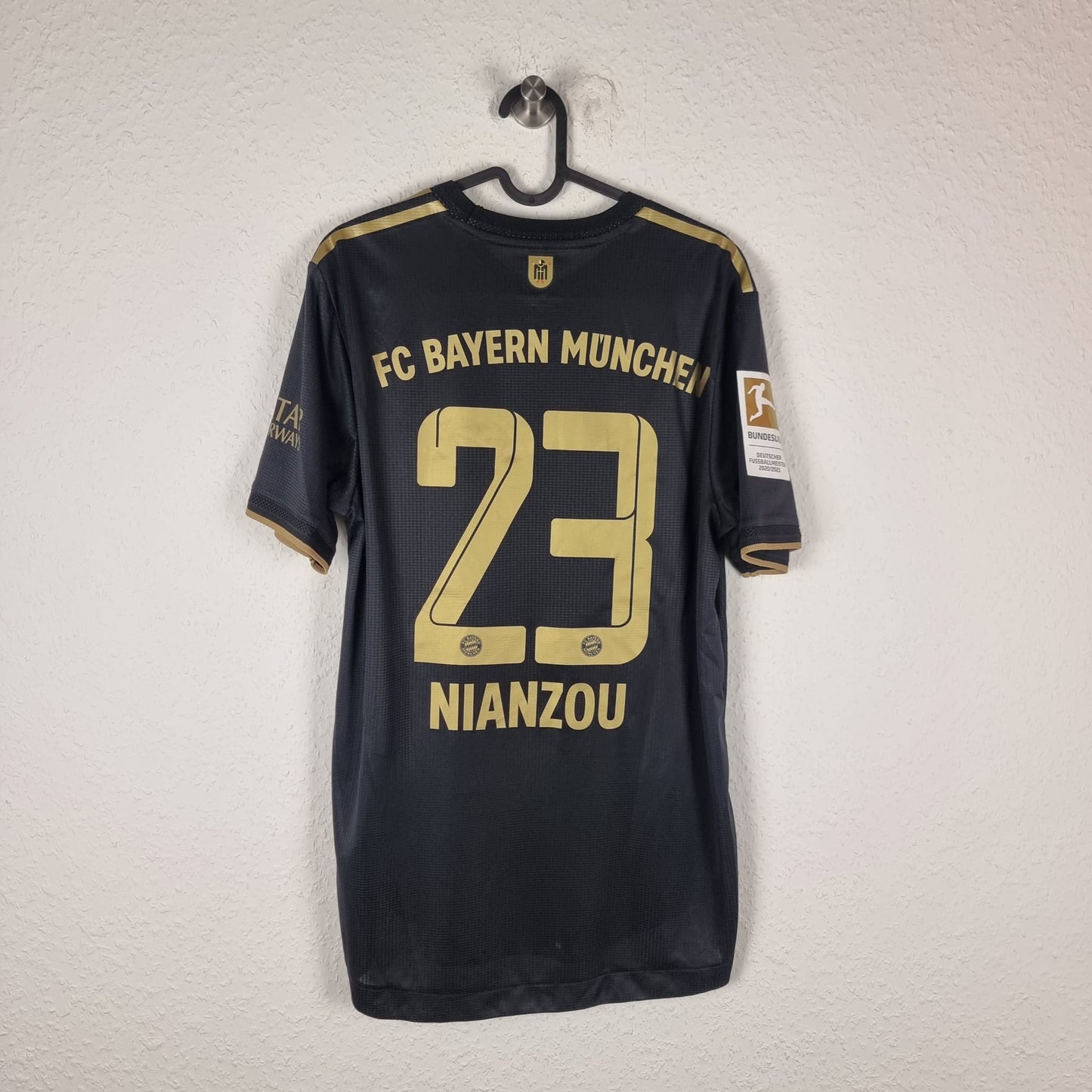 Trikot - FC Bayern München - Tanguy Nianzou - 2021/2022 - Gr. 7 - Auswärts - Player Issue