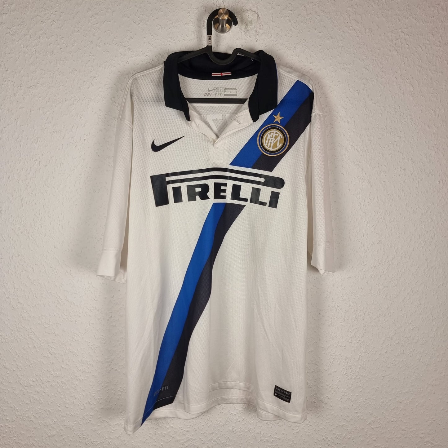 Trikot - Inter Mailand - Giampaolo Pazzini - 2011/2012 - L -  Auswärts
