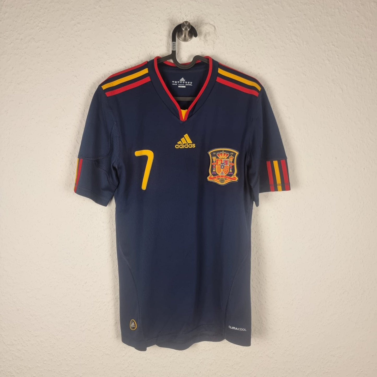 Jersey - Spain - David Villa - 2010 - S - Away