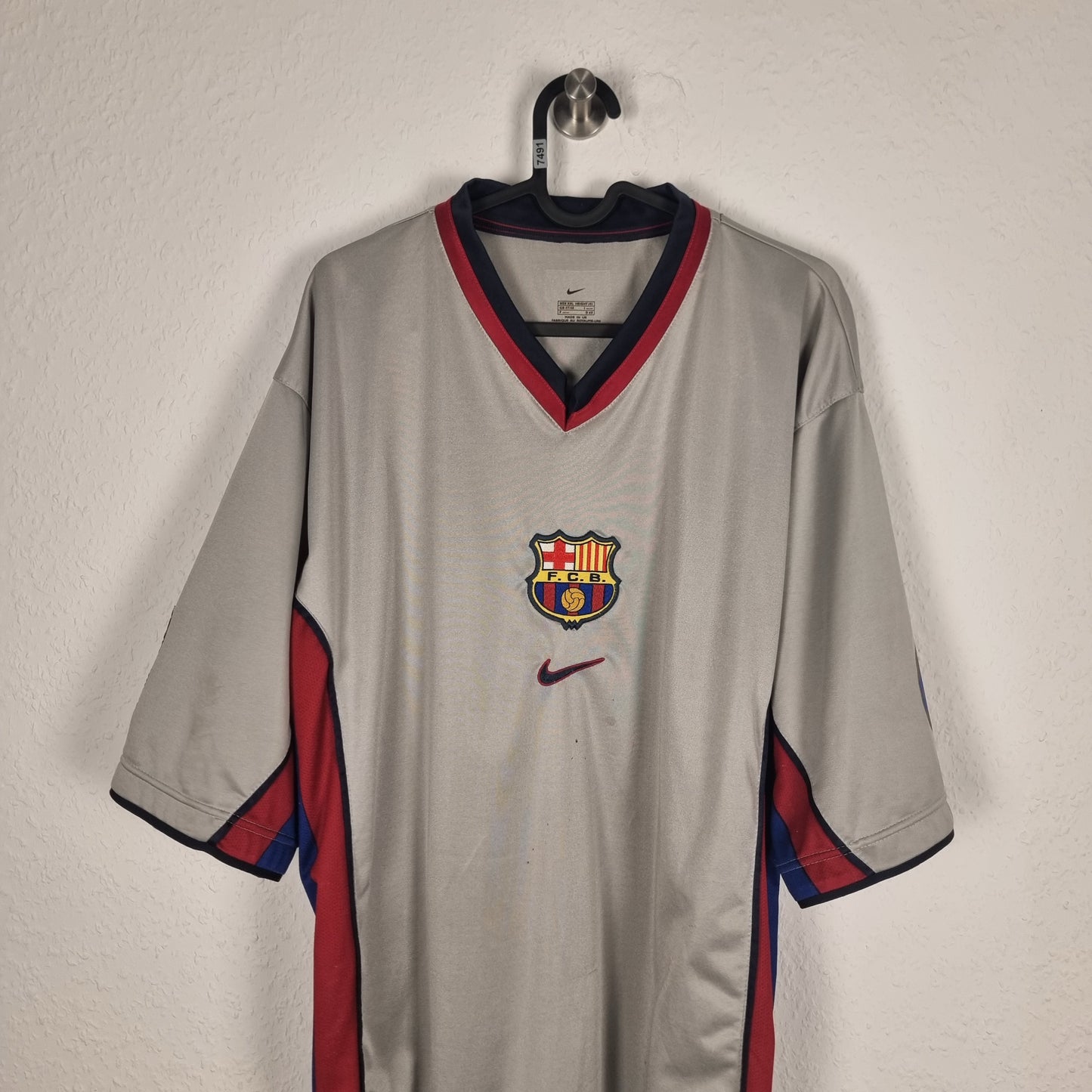 Trikot - FC Barcelona - Patrick Kluivert - 1998/1999 - XXL - Auswärts