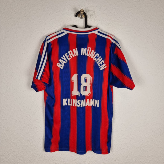 Trikot - Bayern München - Jürgen Klinsmann - 1995/1996 - S - Heim