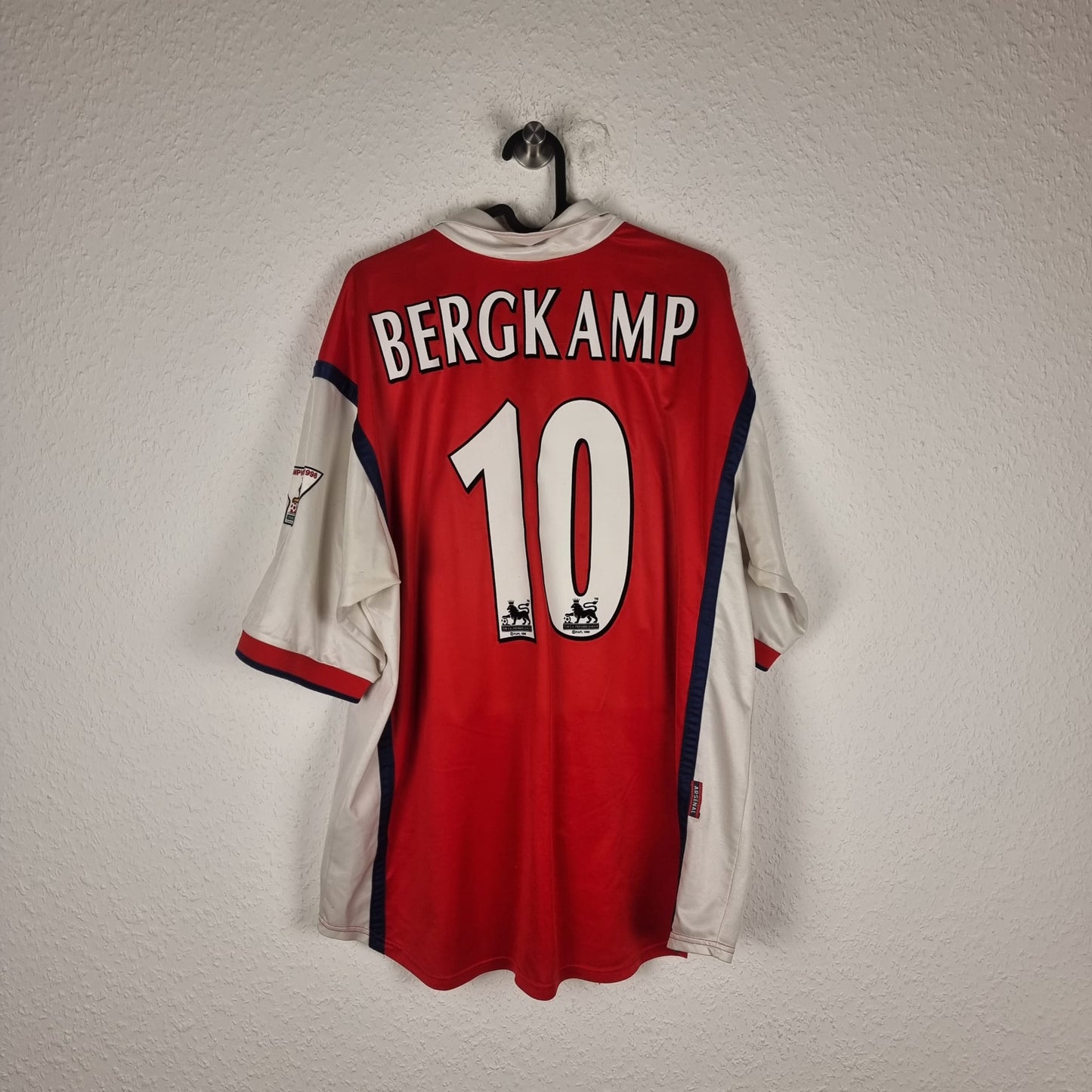 Trikot - Arsenal FC - Dennis Bergkamp - 1998/1999 - XL - Heim