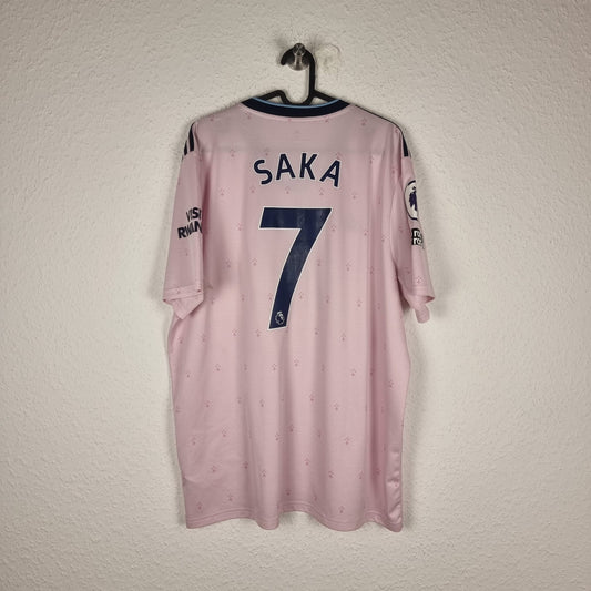 Trikot - Arsenal FC - Bukayo Saka - 2022/2023 - XL - Drittes