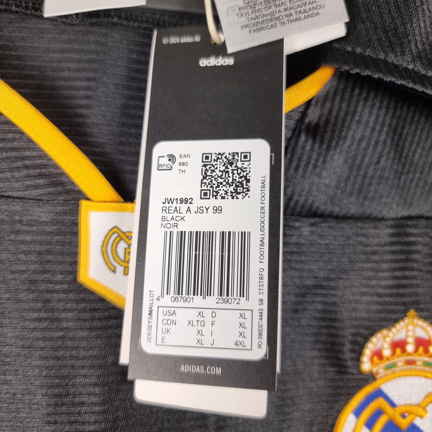 Trikot - Real Madrid - 1999/2000 - XL - Auswärts - Neu - Reissue