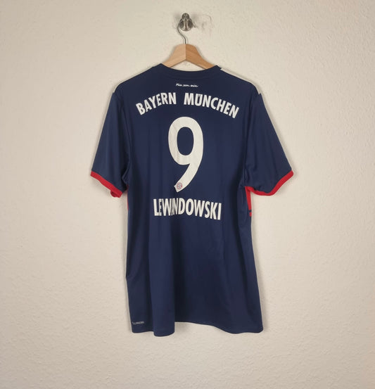 Trikot - FC Bayern München - Robert Lewandowski - 2017/2018 - XL - Auswärts