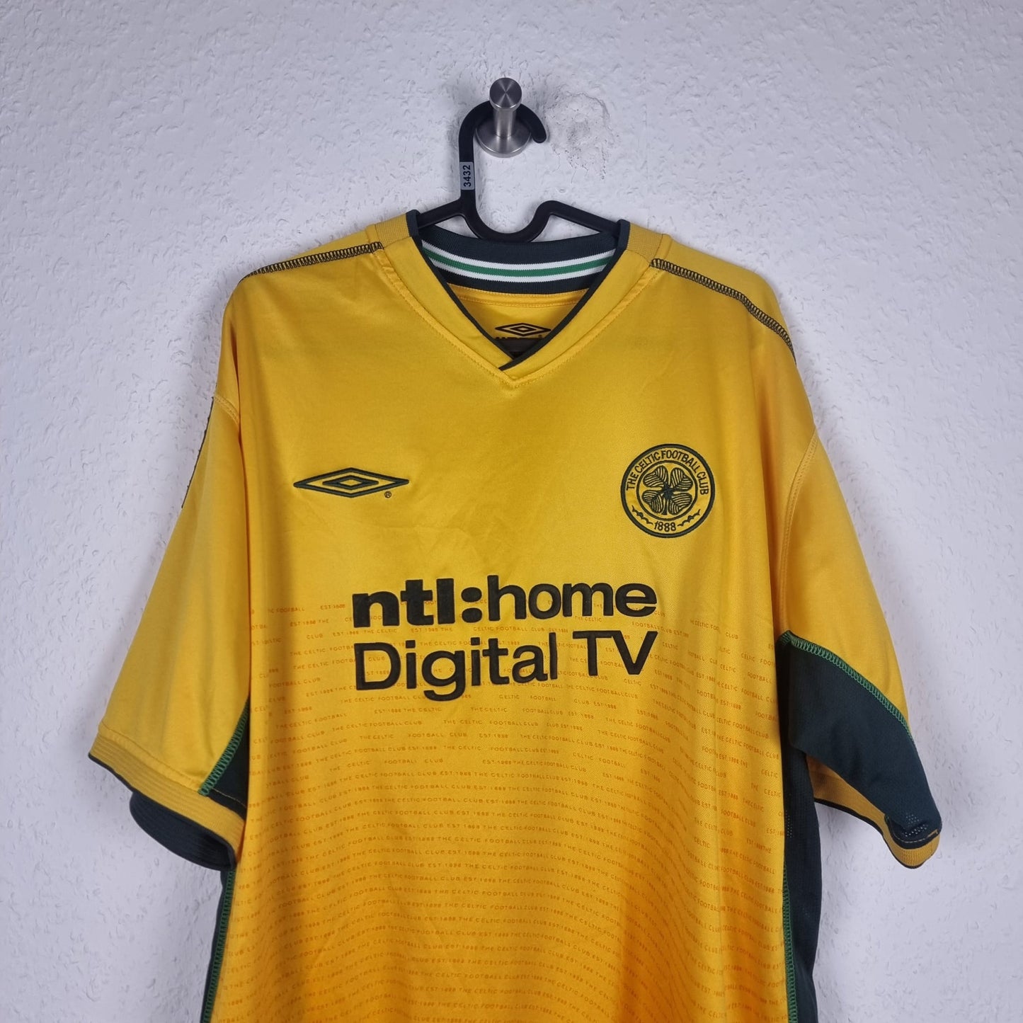 Trikot - Celtic Glasgow - Henrik Larsson - 2002/2003  - XL - Auswärts