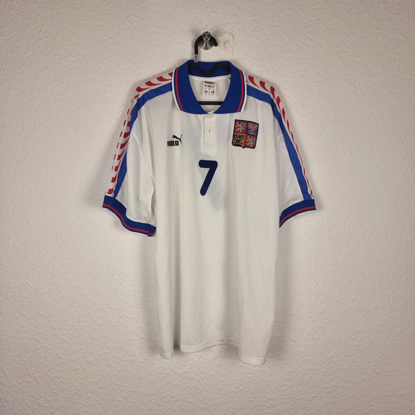 Trikot - Tschechische Republik  - Jiří Němec - 1996 - XL - Auswärts - matchworn
