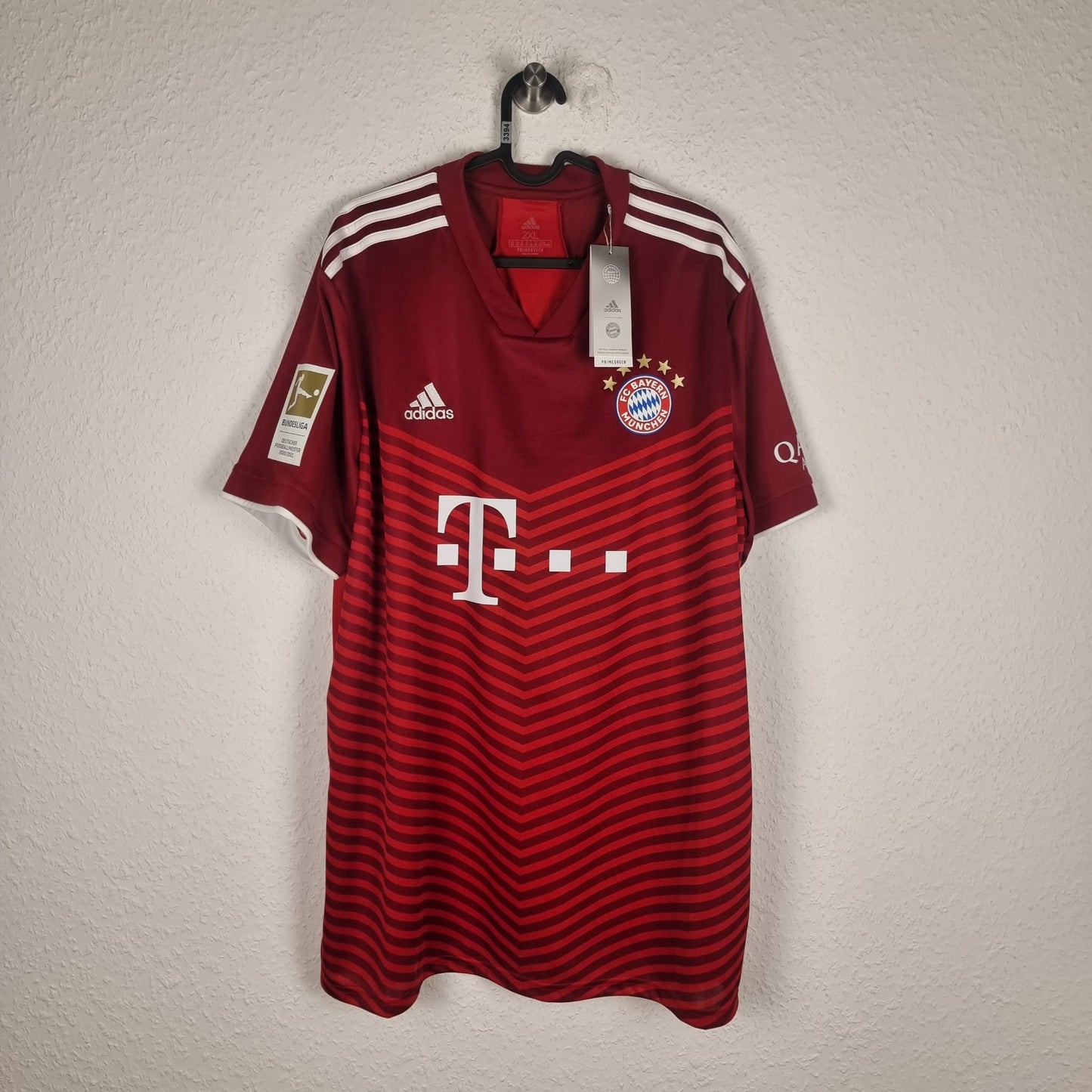 Trikot - FC Bayern München - Lucas Hernández - 2021/2022 - XXL - Heim - Neu