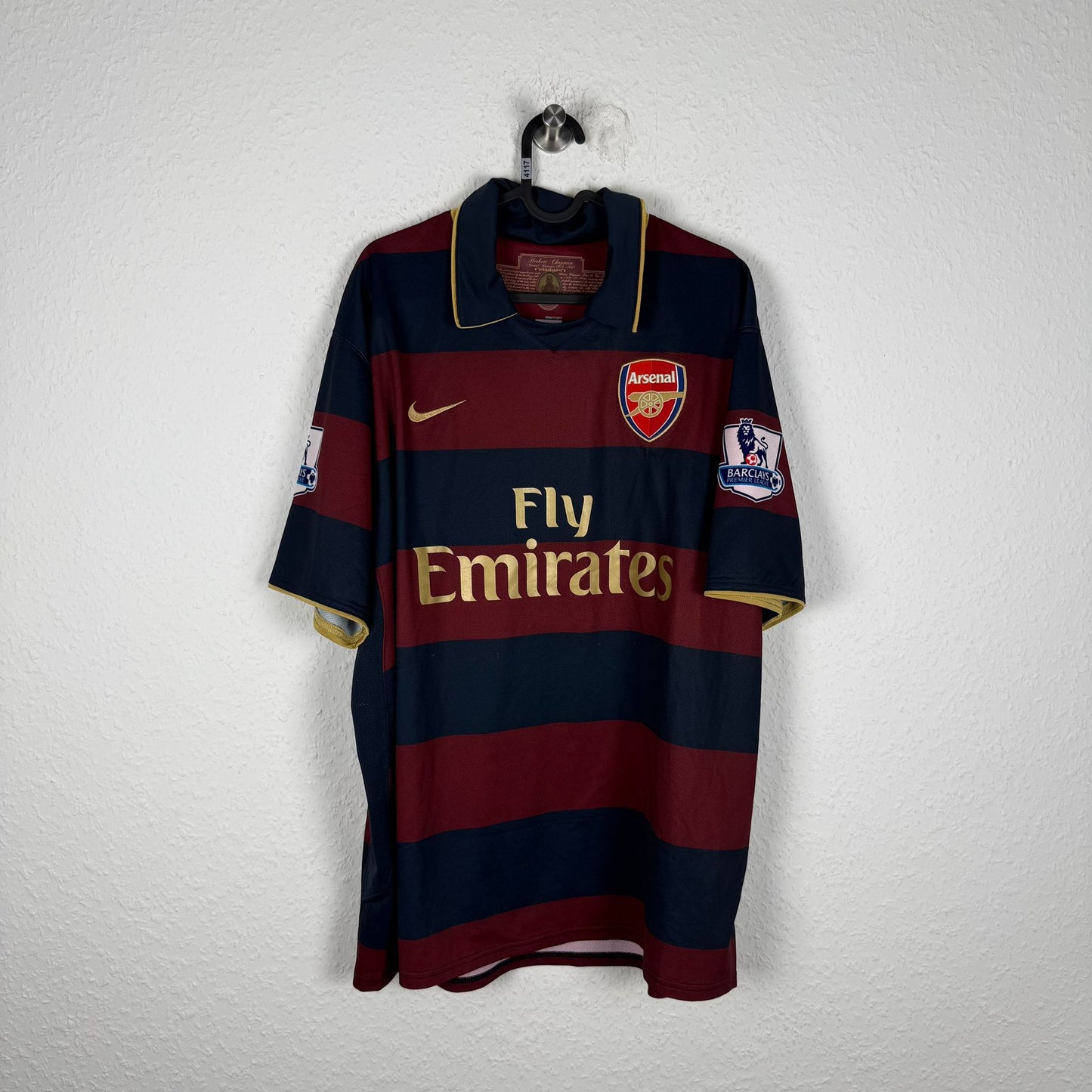 Trikot - FC Arsenal - Eduardo - 2007/2008 - XL - Drittes