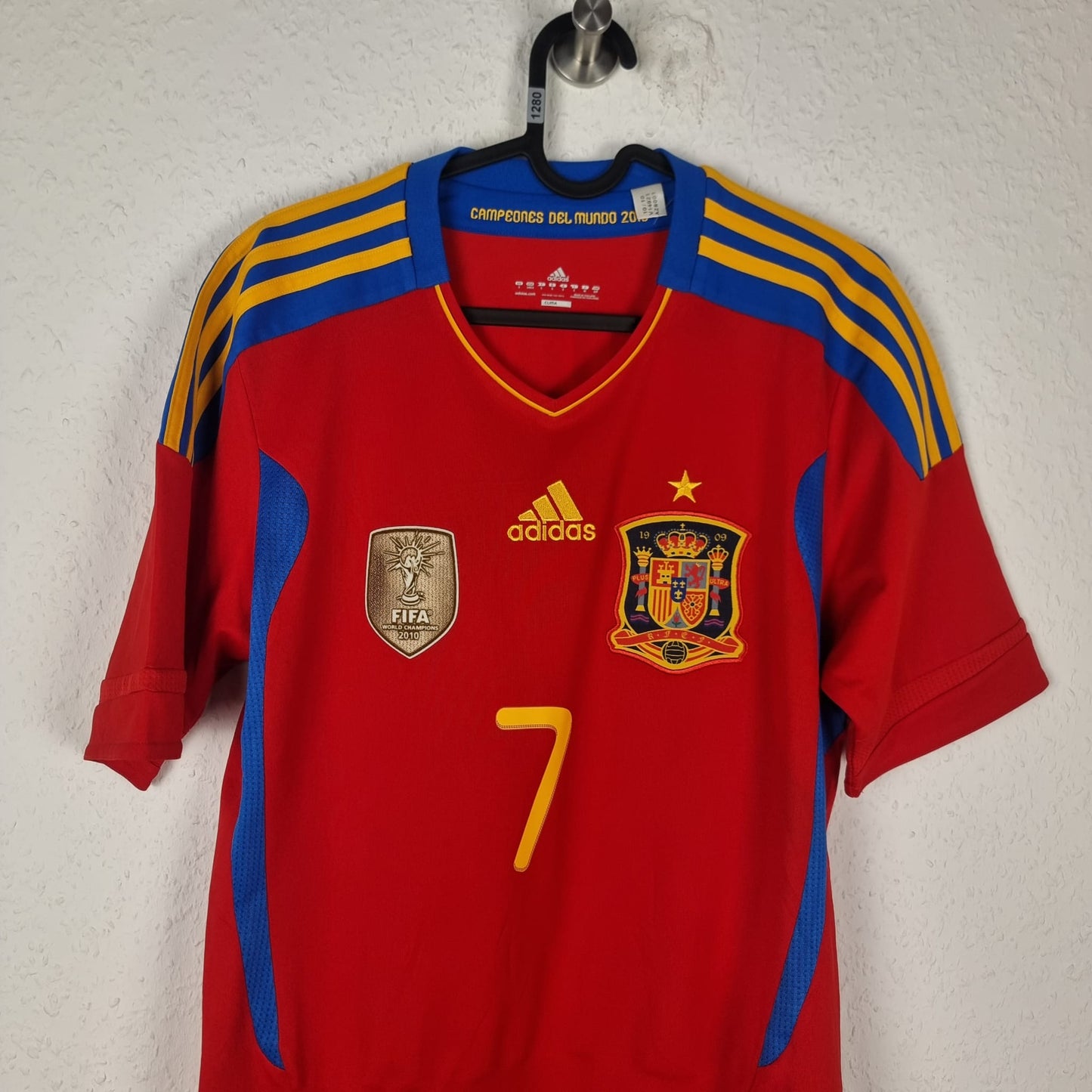 Jersey - Spain - David Villa - 2011 - S - Home