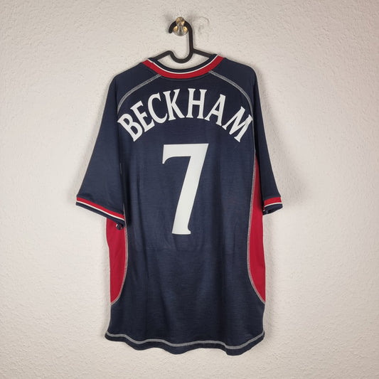 Trikot - Manchester United (ManU) - David Beckham - 2000/2001 - L - Auswärts