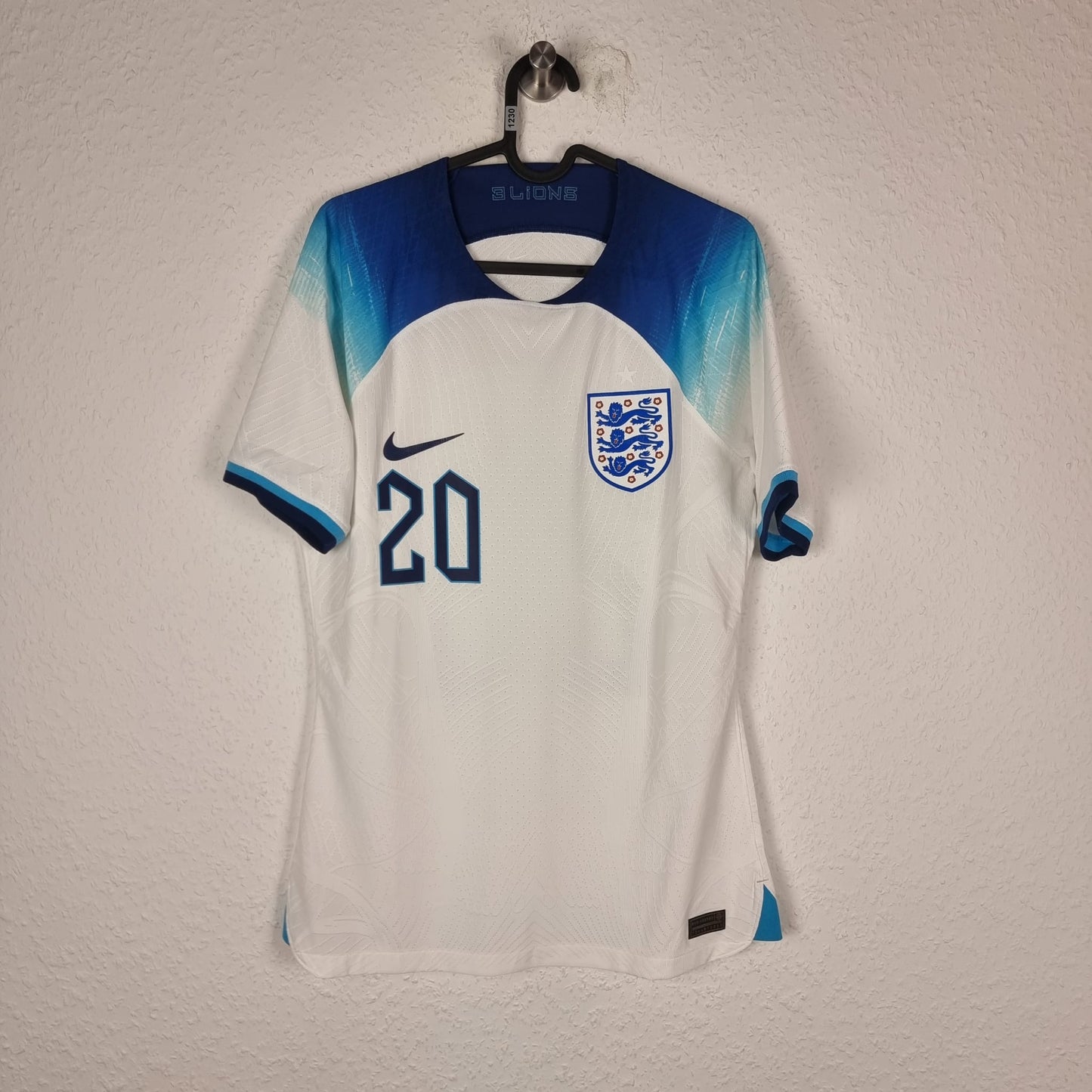 Jersey - England - Phil Foden - 2022 - M - Home - Player Issue