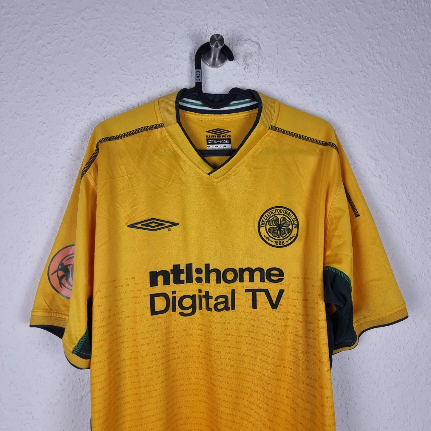 Jersey - Celtic Glasgow - Henrik Larsson - 2002/2003 - L - Away