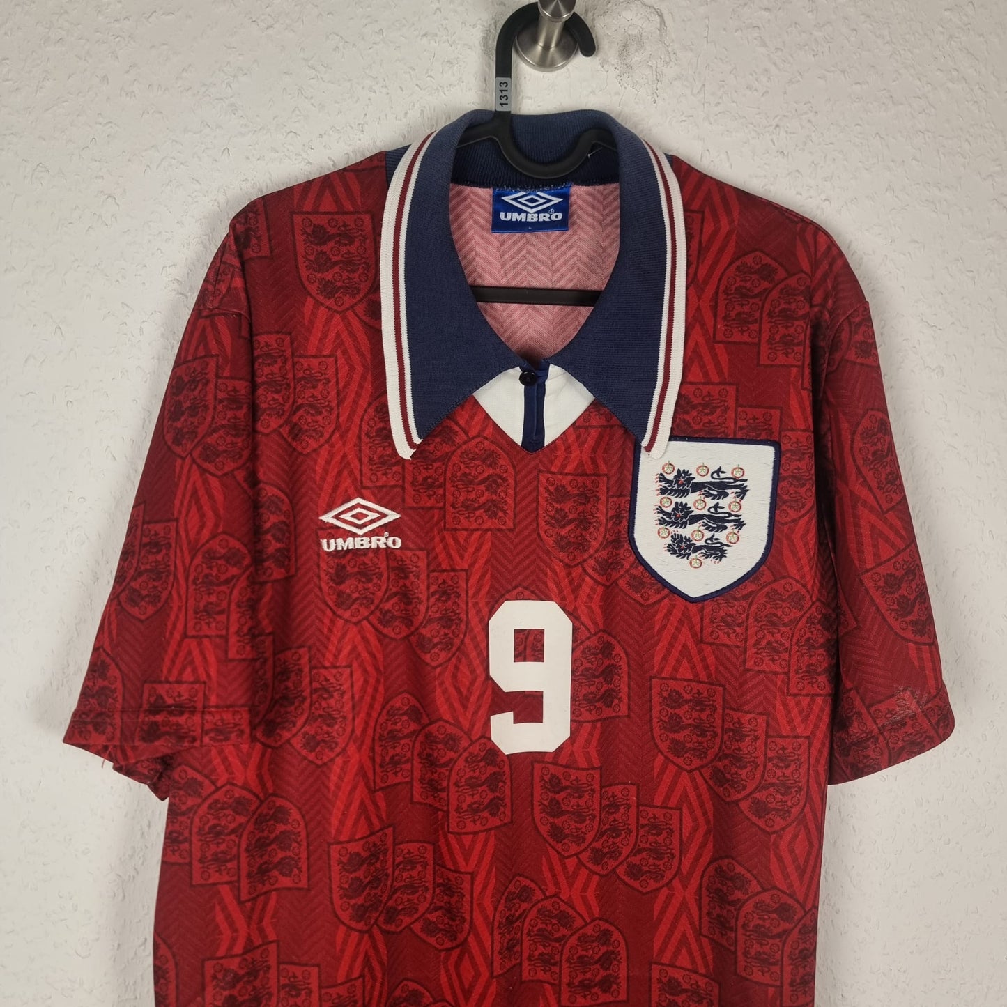 Trikot - England - Alan Shearer - 1993 - L - Auswärts