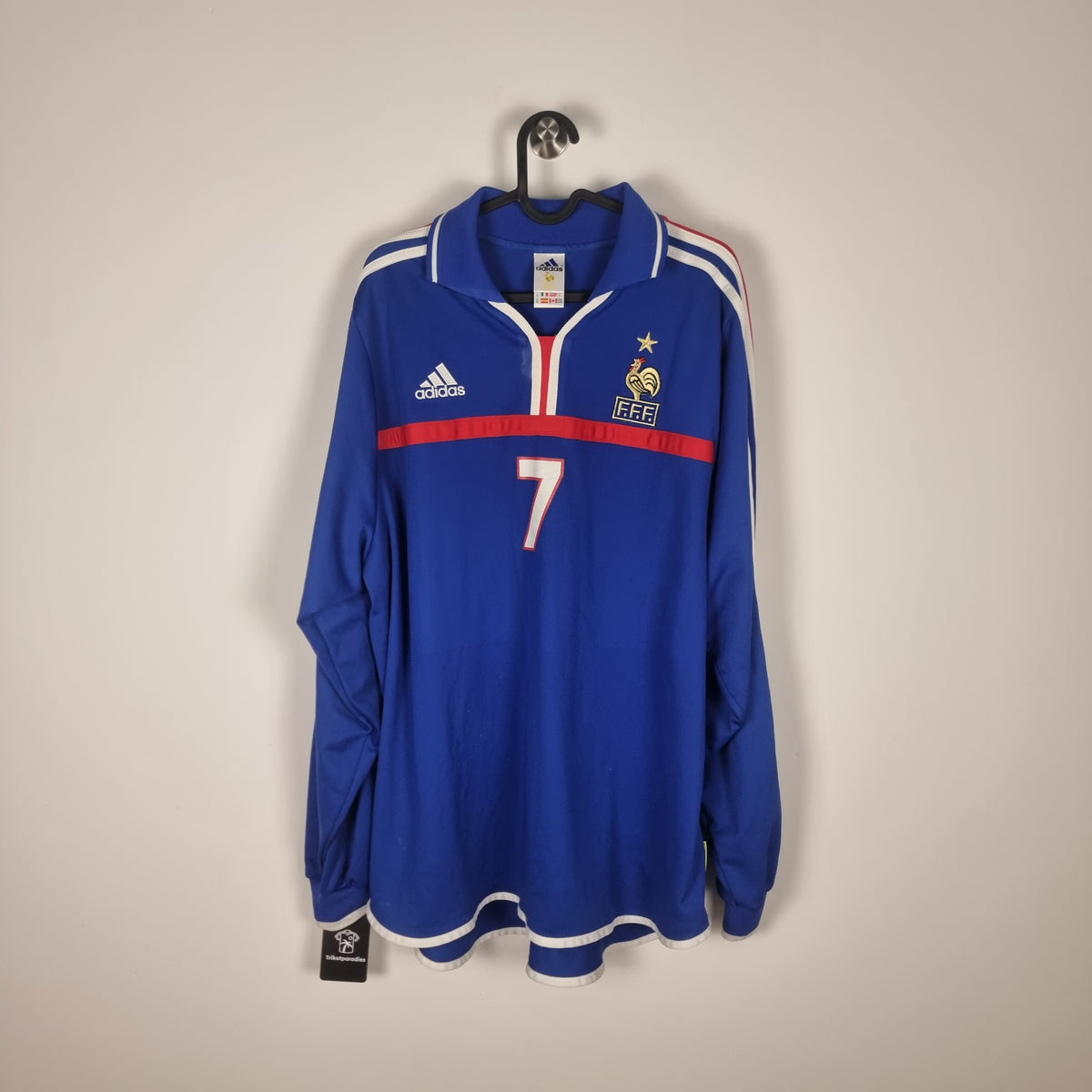 Jersey - France - Steve Marlet - 2000/2001 - XL - Home - match-worn