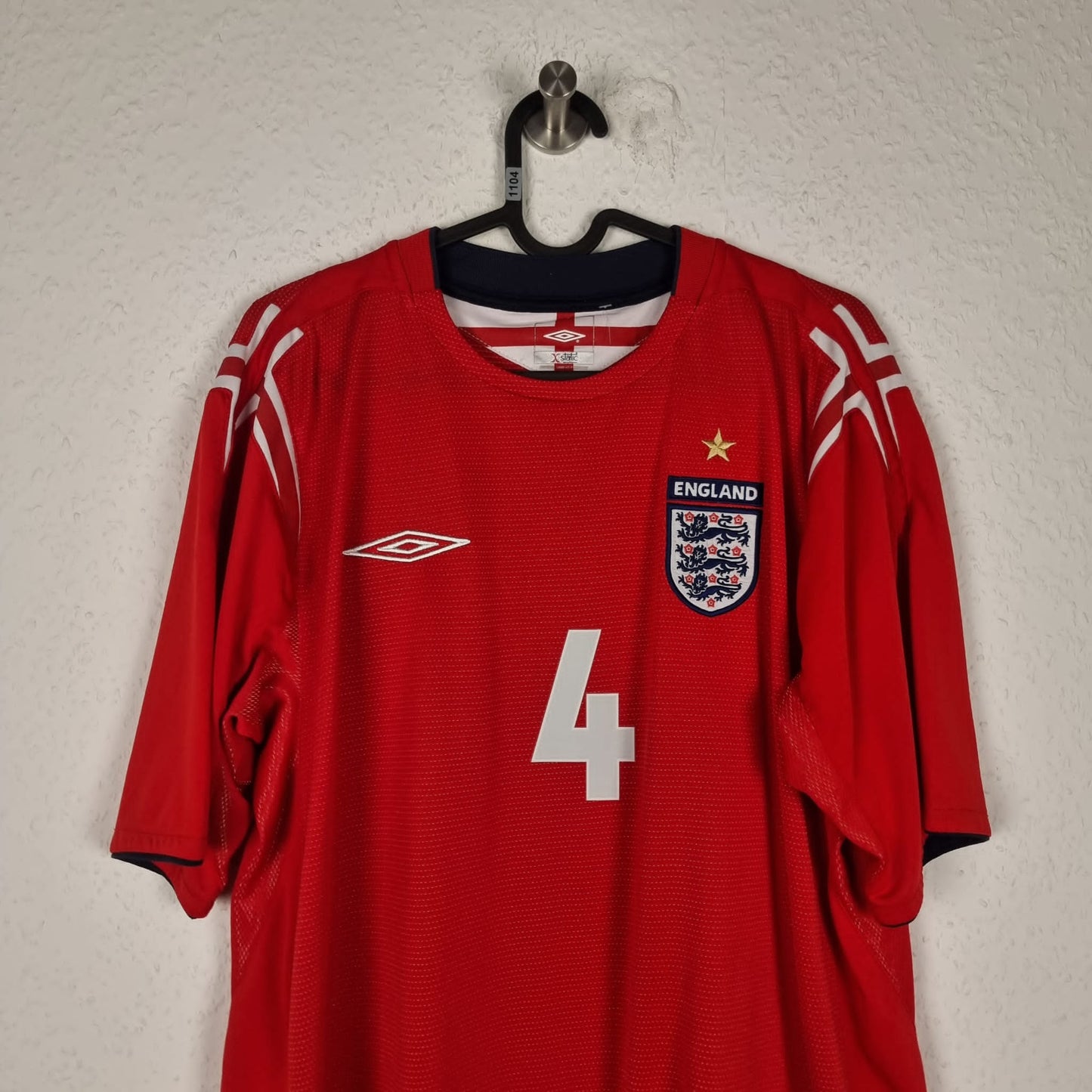 Trikot - England - Steven Gerrard - 2004 - L - Auswärts