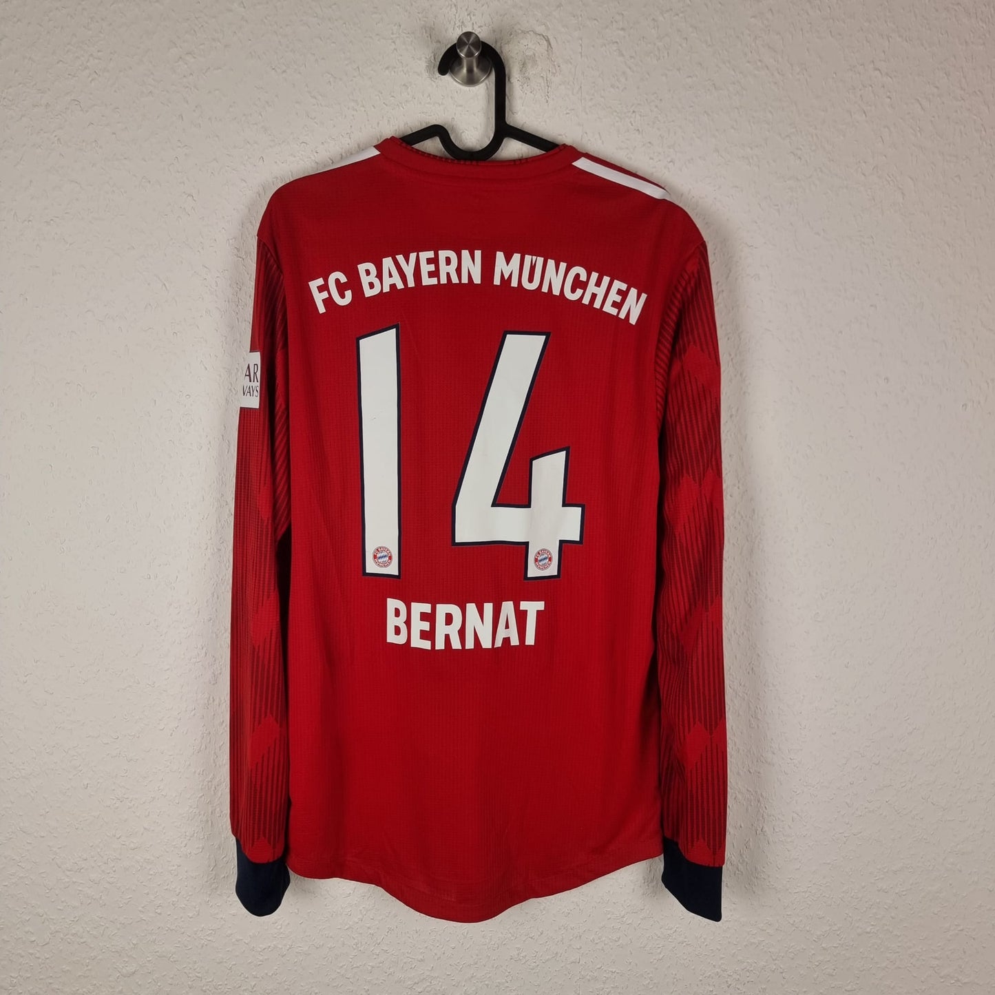 Trikot - FC Bayern München - Juan Bernat - 2018/2019 - Gr. 6 - Heim - Player Issue