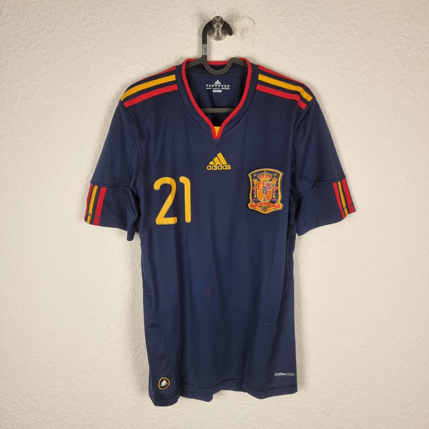 Jersey - Spain - David Silva - 2010/2011 - S - Away