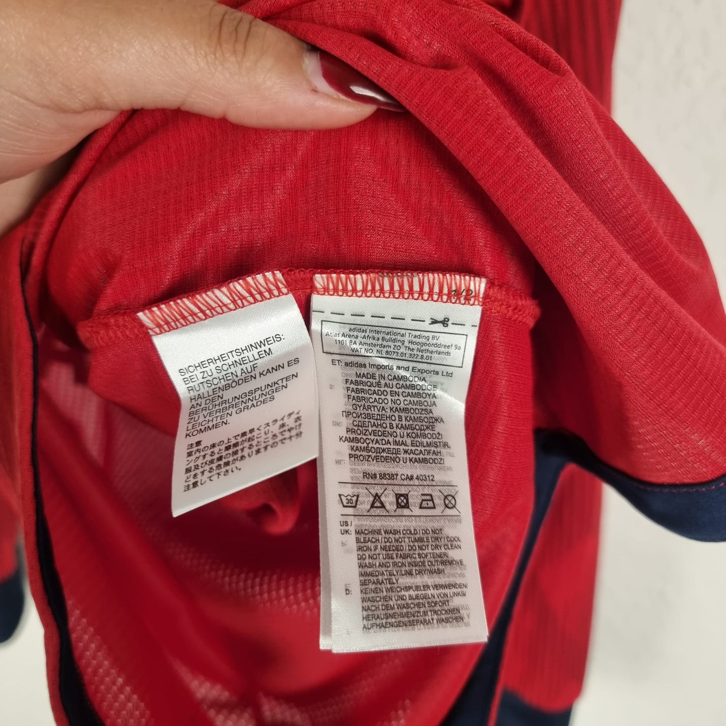 Trikot - FC Bayern München - Juan Bernat - 2018/2019 - Gr. 6 - Heim - Player Issue