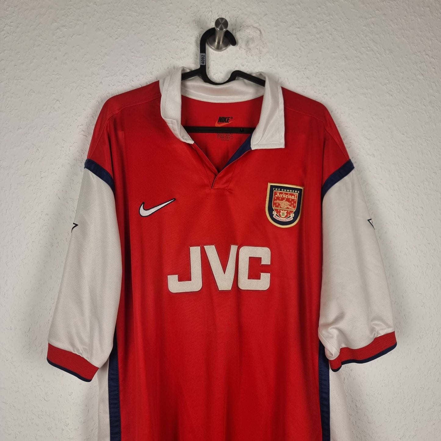 Trikot - Arsenal FC - Dennis Bergkamp - 1998/1999 - XL - Heim