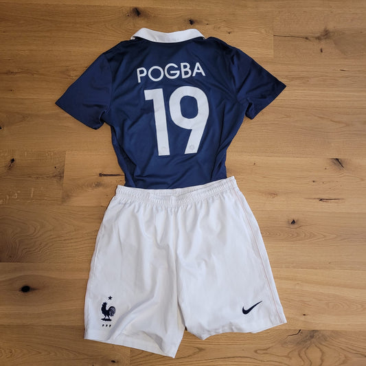 Trikot mit Hose - Frankreich - Paul Pogba - 2014 - XL - Heim