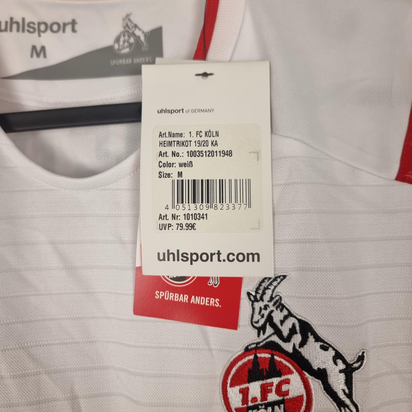 Trikot - 1. FC Köln - Jorge Meré - 2019/2020 - M - Heim - Neu