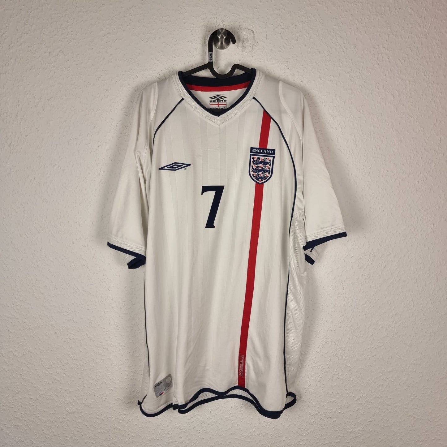 Trikot - England - David Beckham - 2002 - XXL - Heim