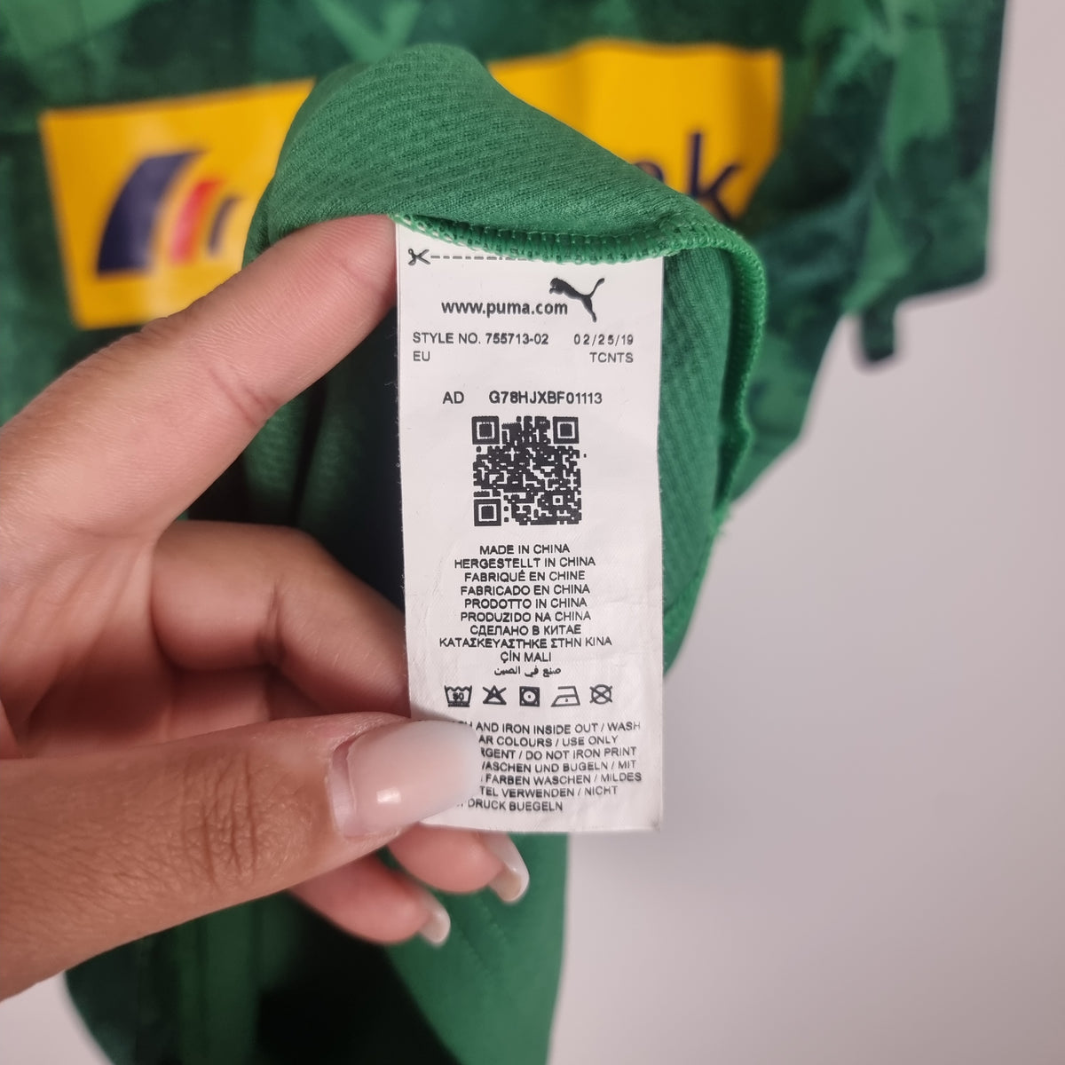 Trikot - Borussia Mönchengladbach - Breel Embolo - 2019/2020 - L - Drittes