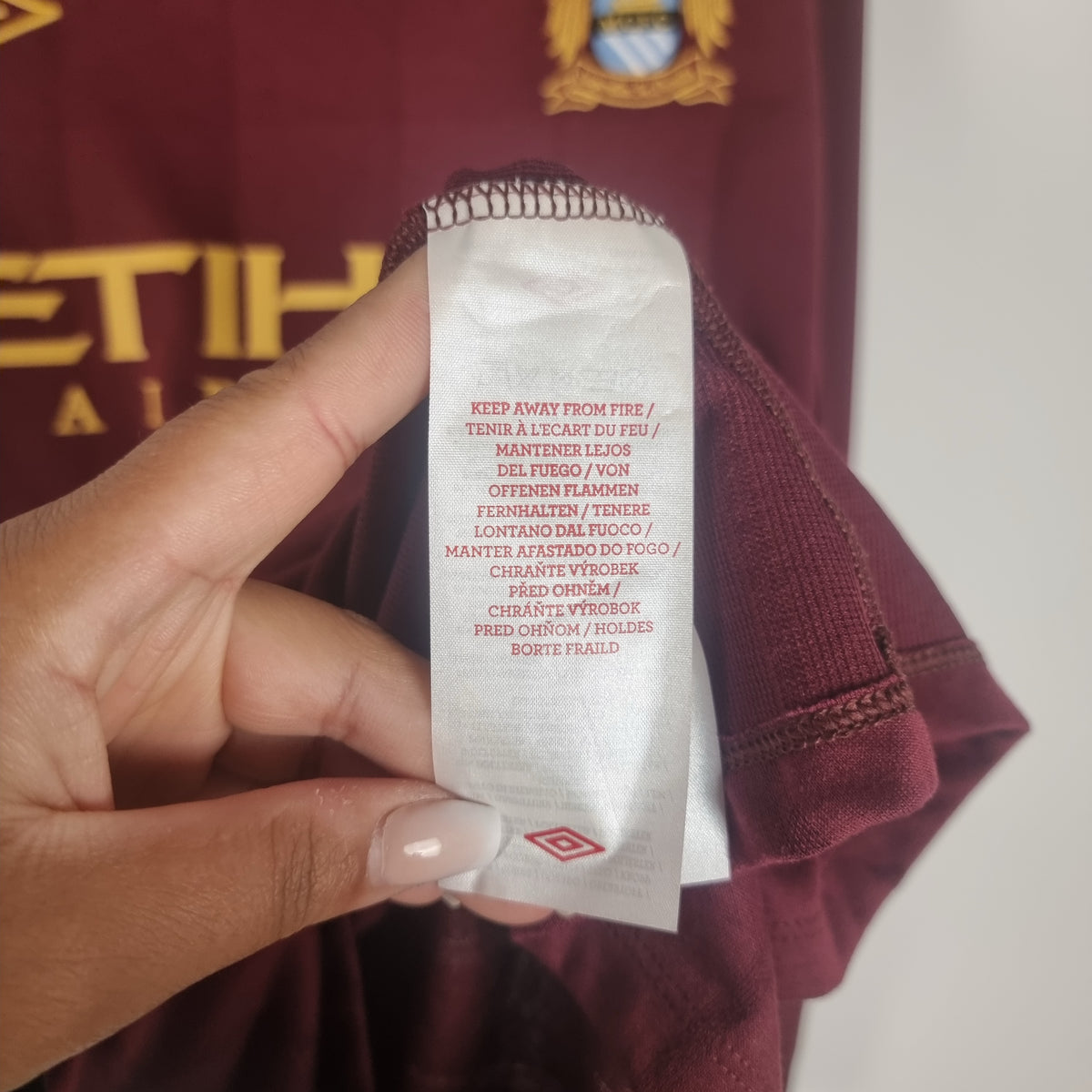 Trikot - Manchester City - Sergio Agüero - 2012/2013 - XL - Auswärts