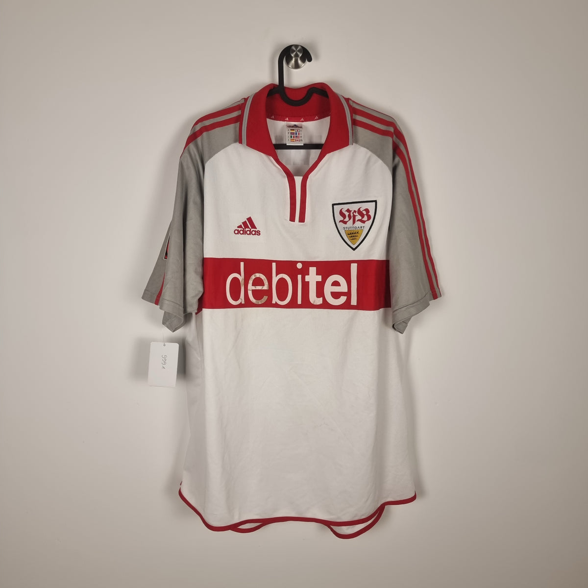 Trikot - VfB Stuttgart - Krasimir Balakov - 2000/2001 - XL - Auswärts - matchworn