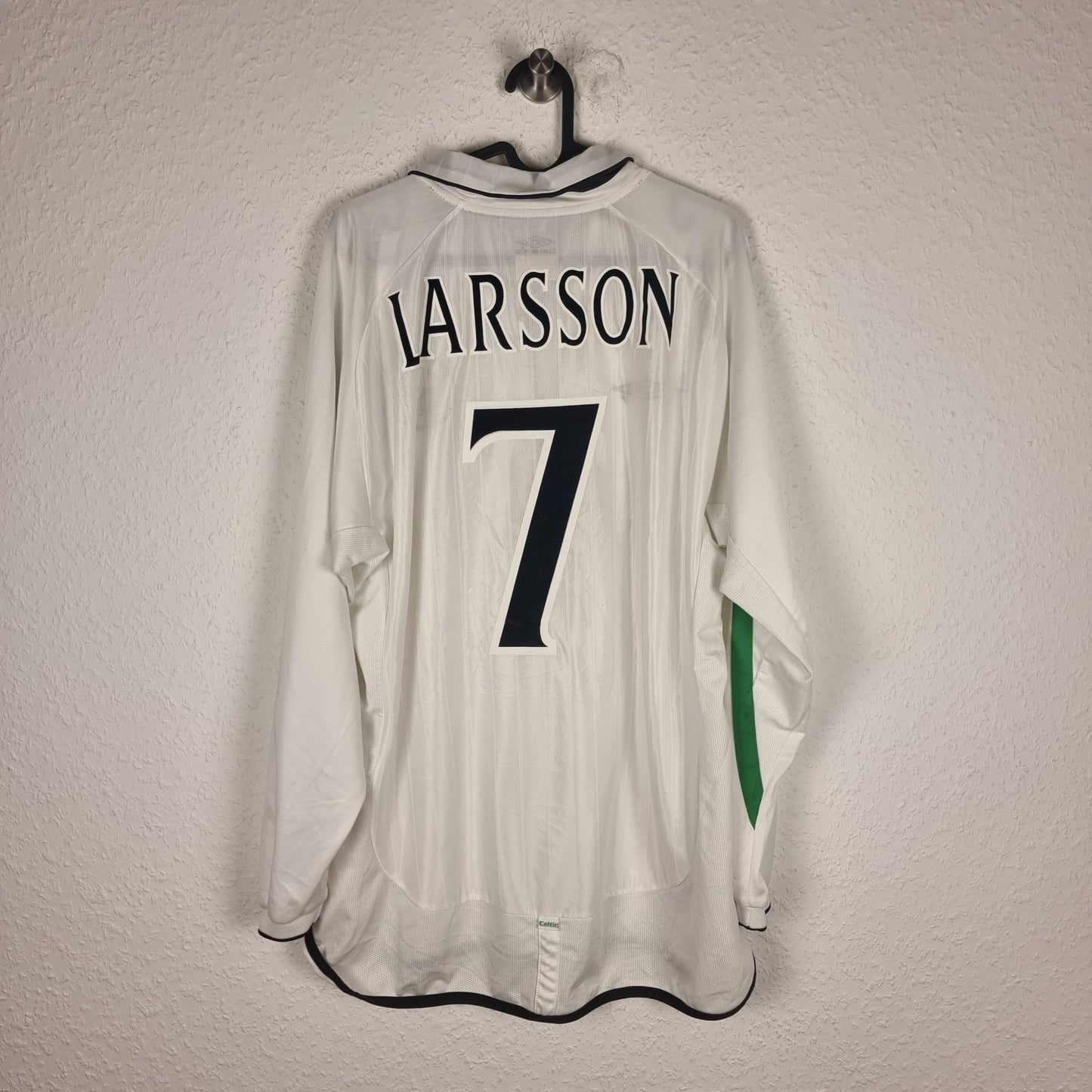 Trikot - Celtic Glasgow - Henrik Larsson - 2001/2002  - XL - Auswärts